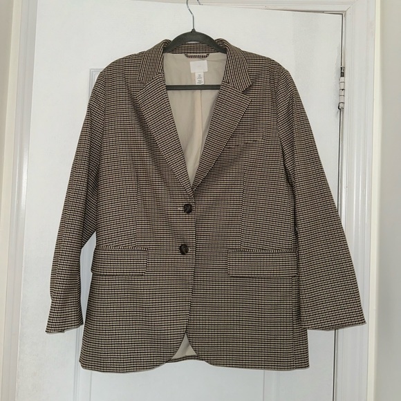 H&M Houndstooth Blazer - Picture 1 of 4